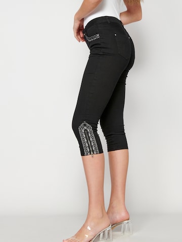 KOROSHI Regular Jeans in Schwarz