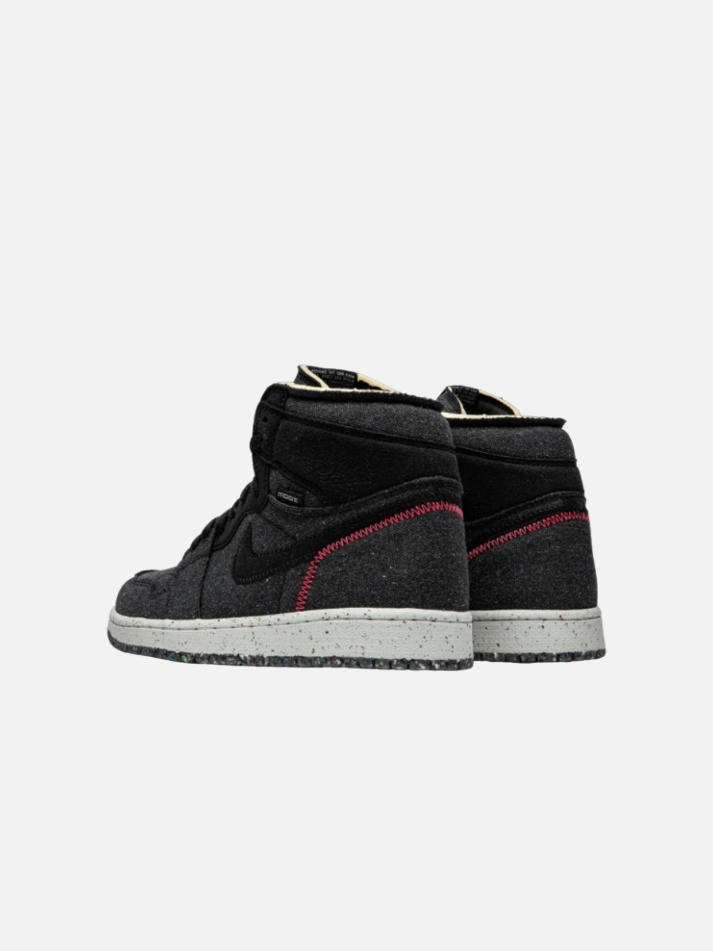 Sneaker alta 'Air 1 Retro High Zoom Crater' di Jordan in nero