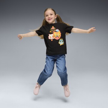 PUMA Shirt 'Moody Cat' in Zwart