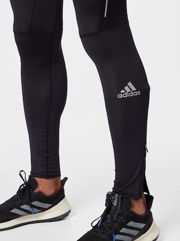 ADIDAS SPORTSWEARSkinny Sportske hlače 'Own The Run' - crna boja