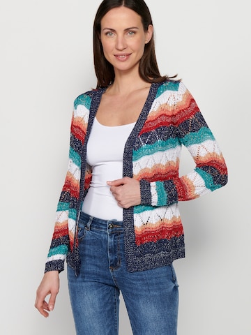 Cardigan KOROSHI en mélange de couleurs