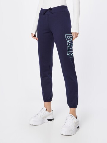 Tapered Pantaloni di GAP in blu: frontale