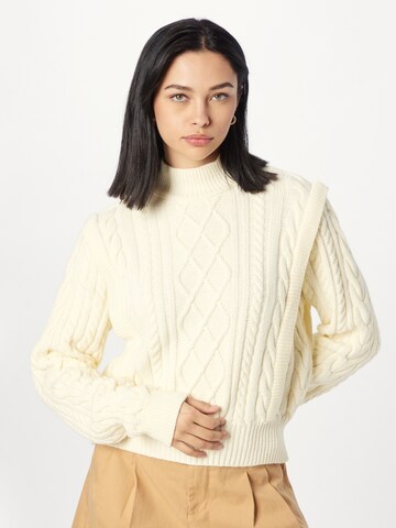 NA-KD Pullover in Weiß: predná strana