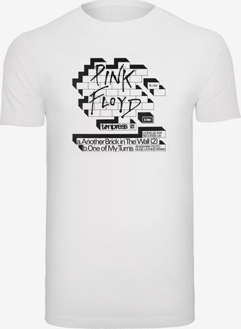 T-Shirt 'Pink Floyd Another Brick in The Wall' F4NT4STIC en blanc : devant