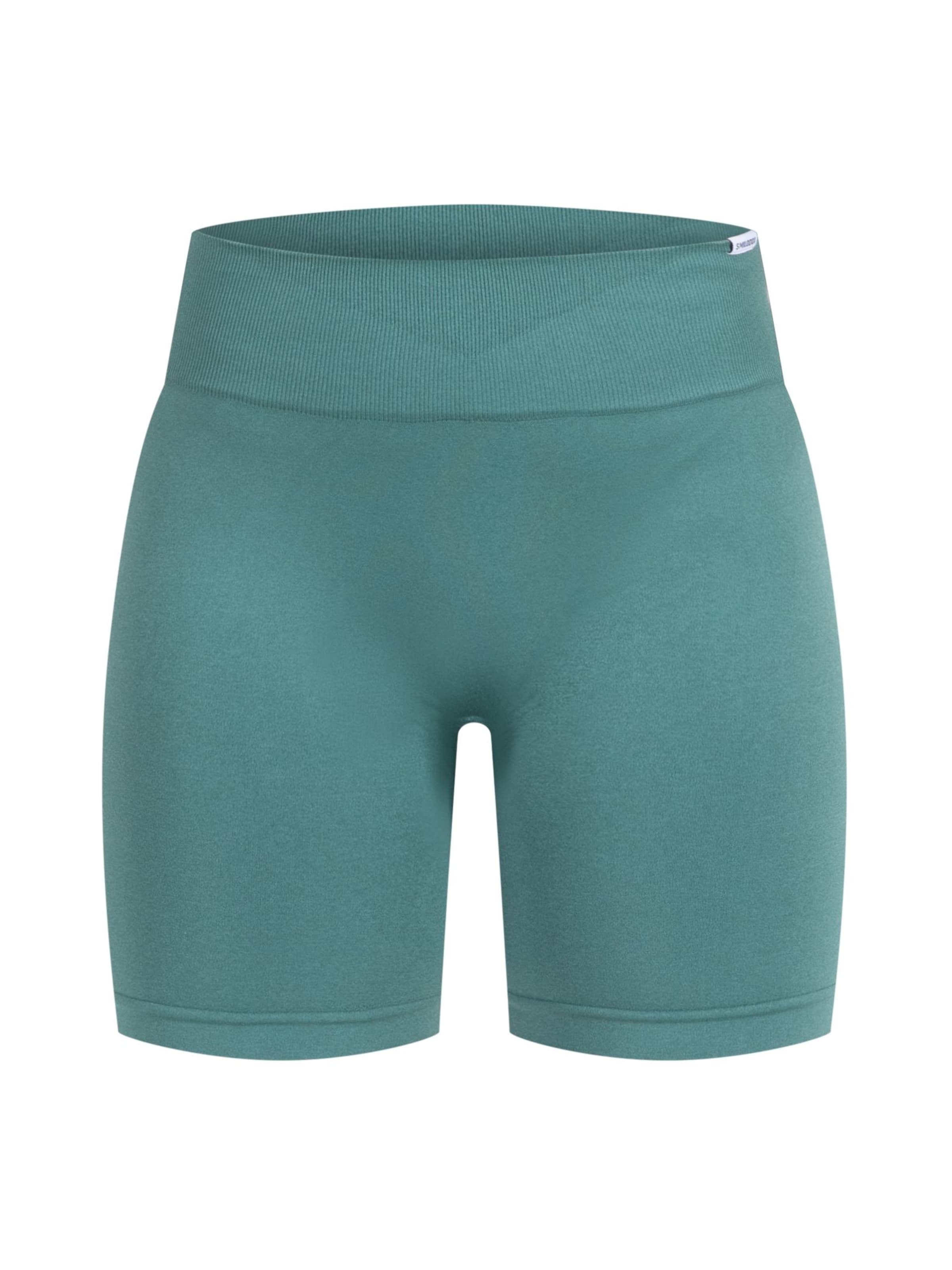Smilodox Amaze Pro High Waist Performance Shorts in Grün: Vorderseite