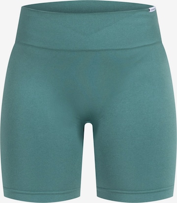 Skinny Pantalon de sport 'Amaze Pro' Smilodox en vert : devant