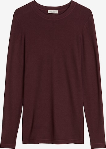 T-shirt Marc O'Polo en rouge : devant