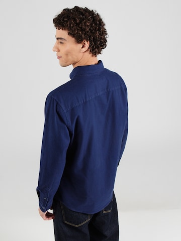 Regular fit Cămașă de la Abercrombie & Fitch pe albastru