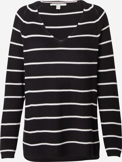 ESPRIT Pullover in schwarz / weiß, Produktansicht