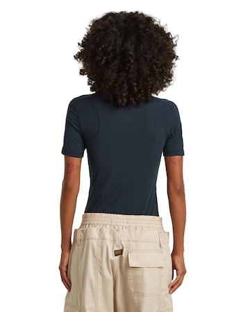 G-STAR Shirt Bodysuit '2nd Skin Bodysuit T-Shirt' in Blue