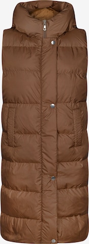 Gilet di Jimmy Sanders in marrone: frontale