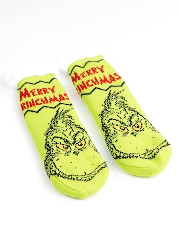 The Grinch Socken 'Hüttensocken Merry Grinchmas'‌‌‌‌‌‌‌‌‌‌ in Grün