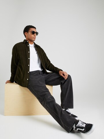 JACK & JONES Comfort fit Srajca | zelena barva
