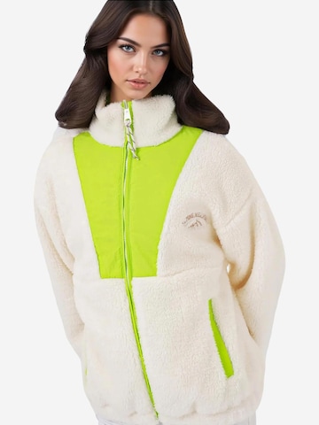 Veste en polaire Bigdart en blanc