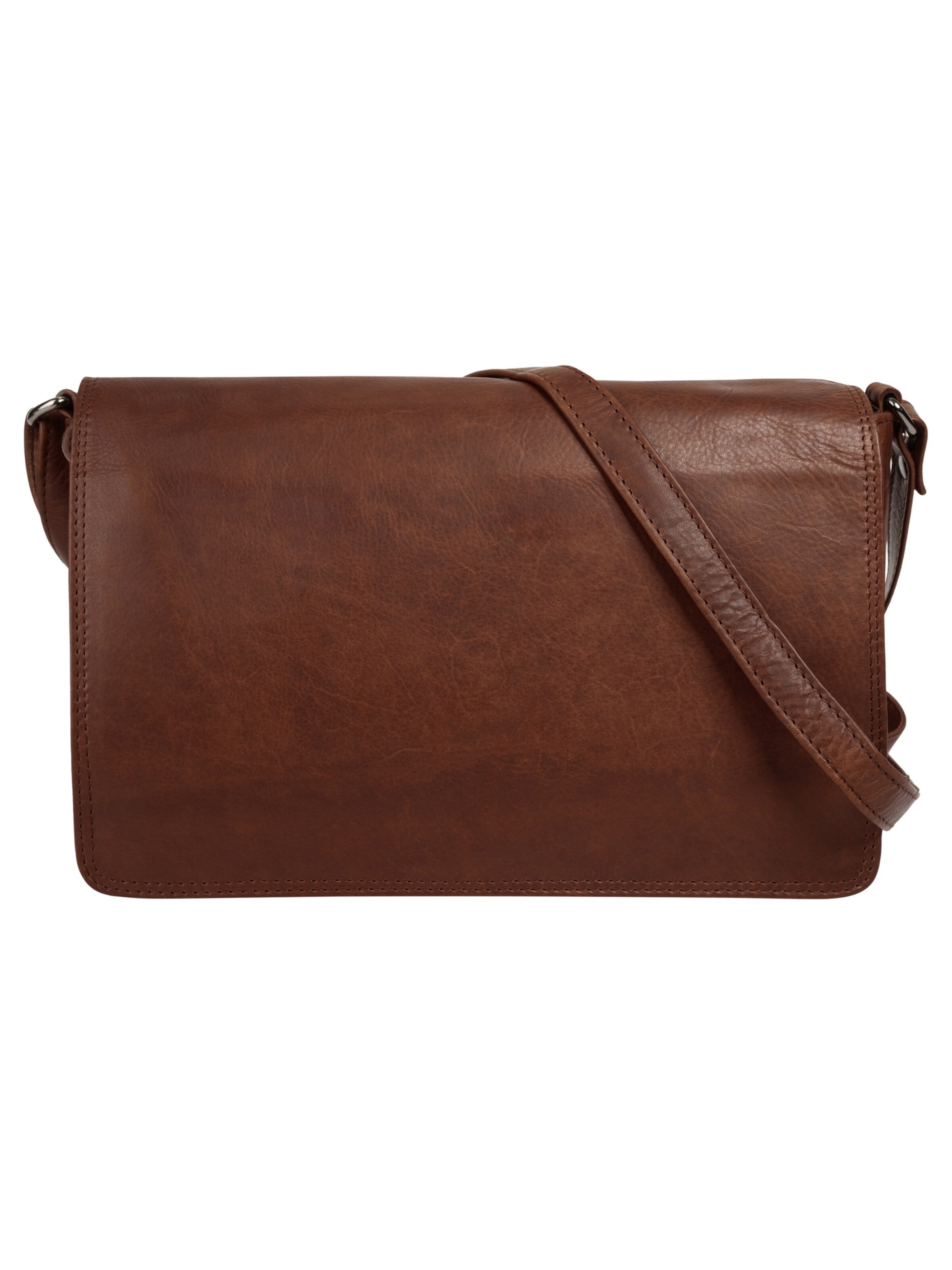 Cluty Crossbody Bag in Brown: front