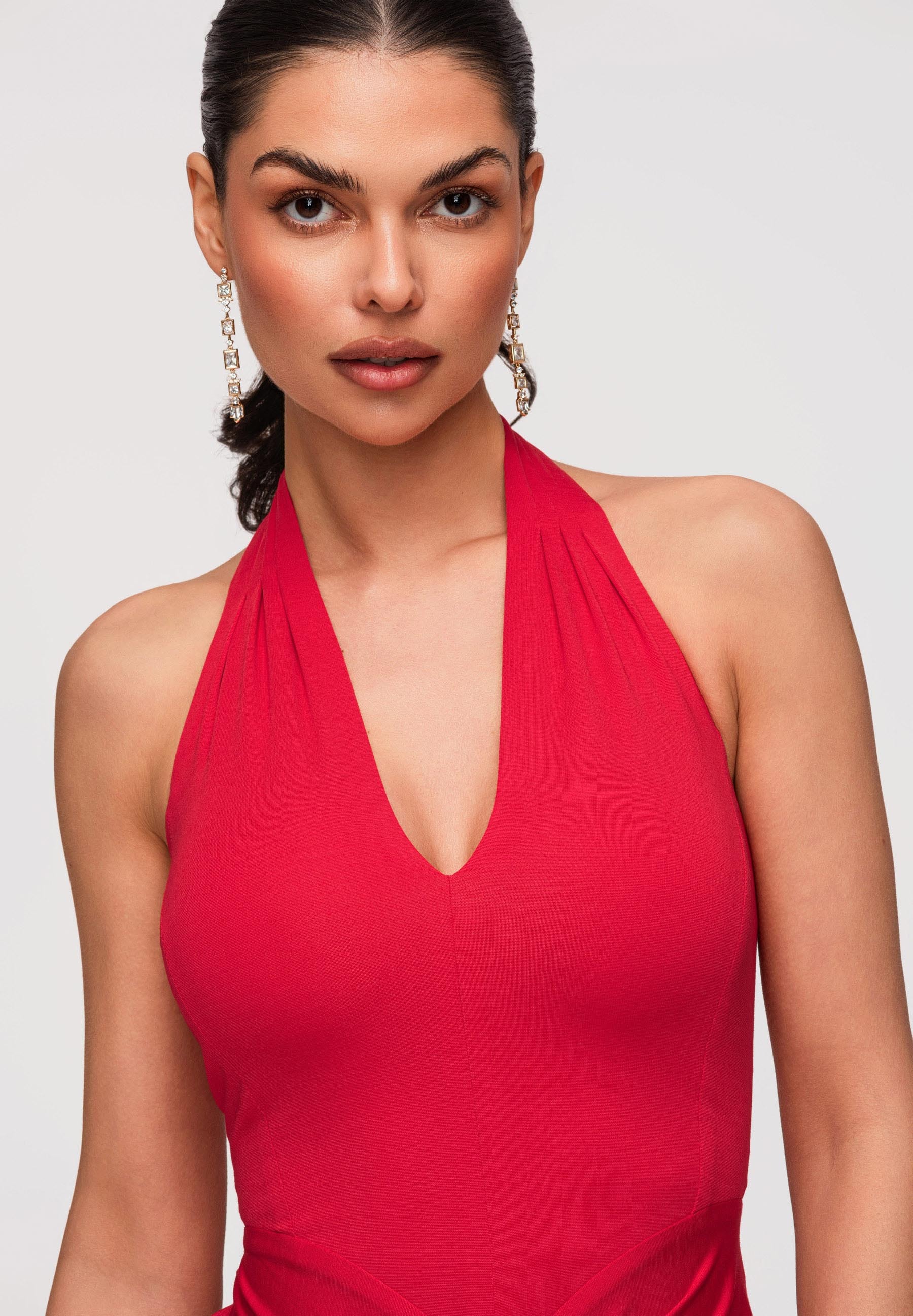 Robe de soirée 'LA-OM-DLR342' Ombre en rouge