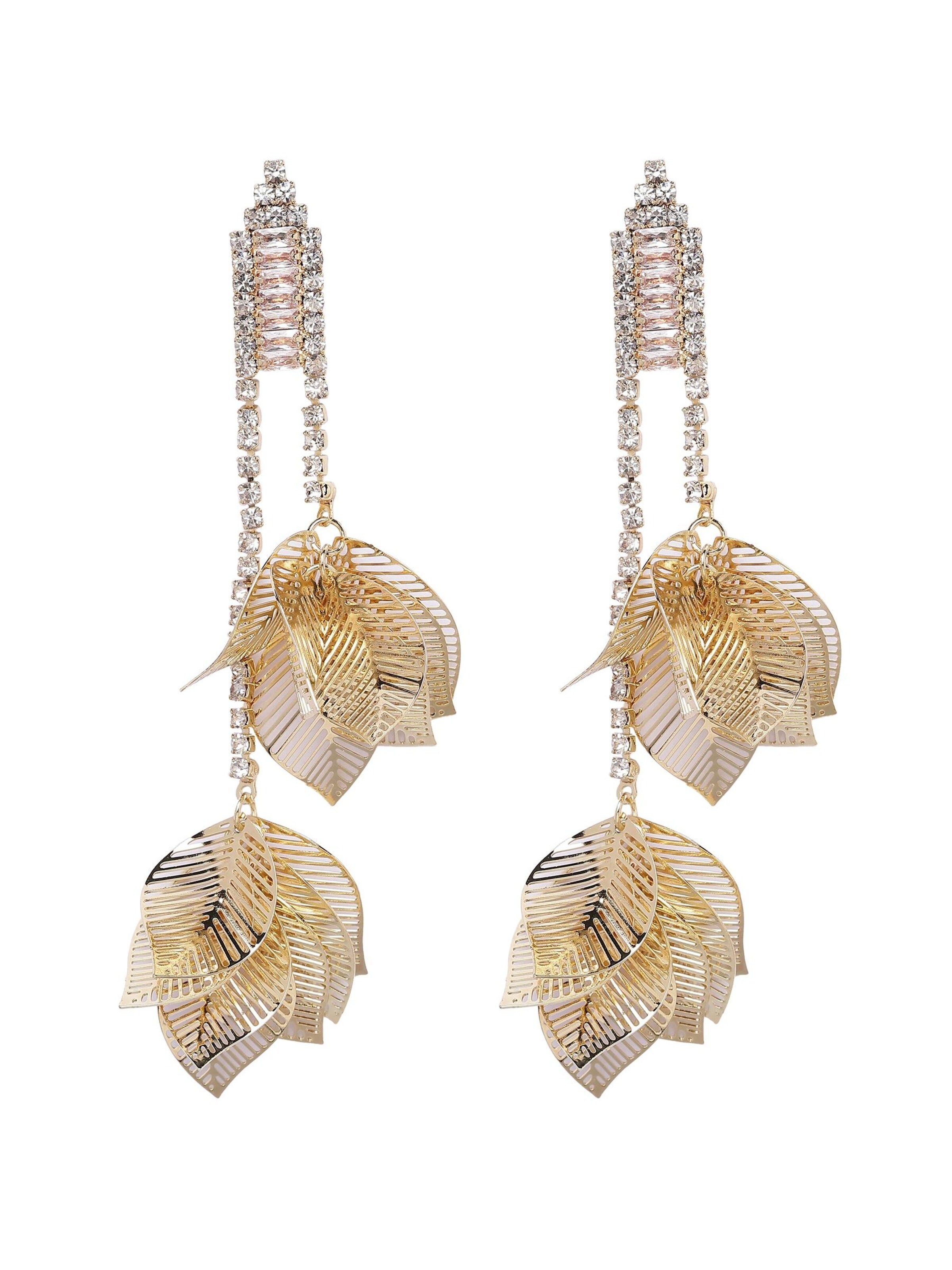 Boucles d'oreilles 'Jelenasa' AVANT-GARDE PARIS en or : devant