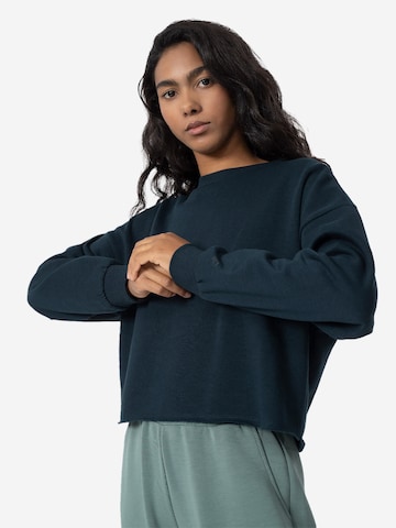 4F - Sweatshirt de desporto em azul: frente