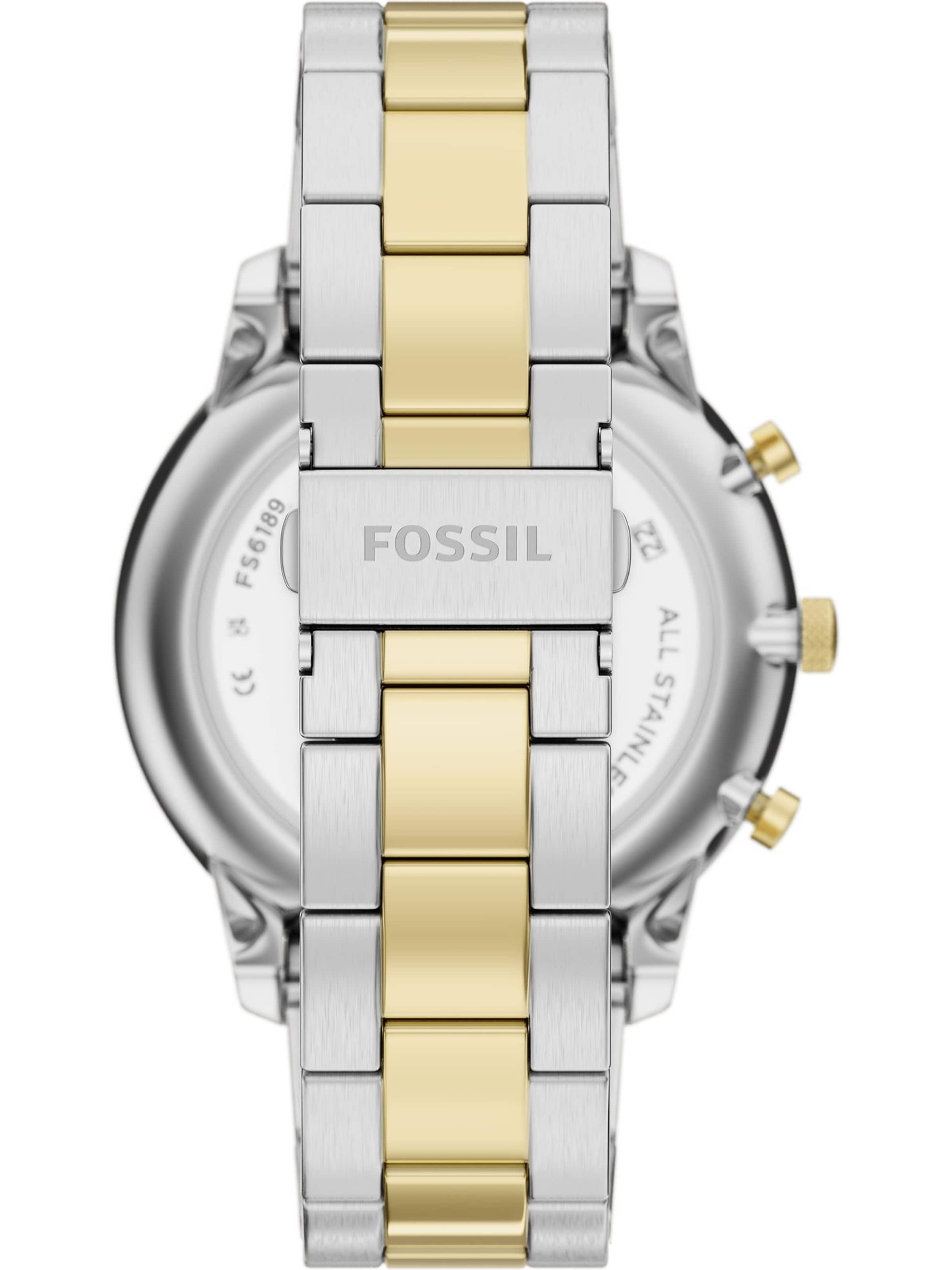 FOSSIL Analogt ur i sølv