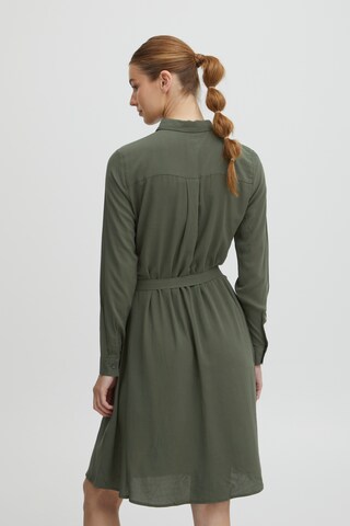 ICHI Shirt dress 'MAIN' in Green