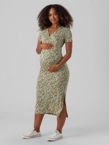 Robe 'LINNETT TESS' MAMALICIOUS en vert