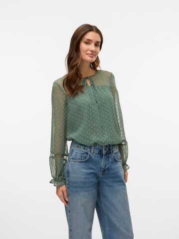 VERO MODA Halenka 'VMLeah' – zelená: přední strana