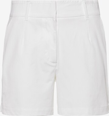 NIKE Workout Pants 'Victory 5IN' in White: front