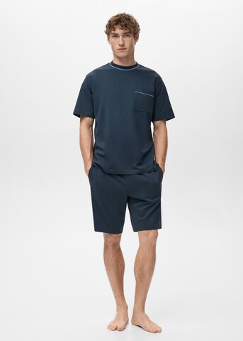 MANGO MAN Short Pajamas in Blue