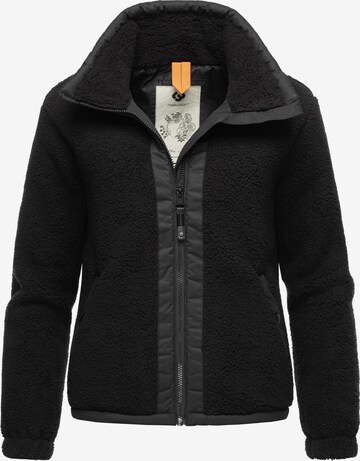 Ragwear Fleece Jacket 'Nordicka' in Black