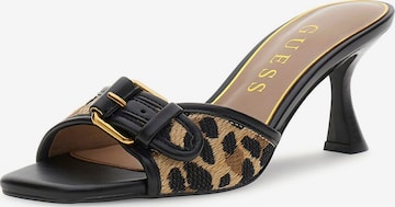 juoda GUESS Šlepetės 'DISTA2': priekis