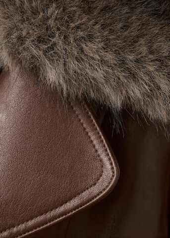 MANGO Mantel 'Fernanda' in Braun