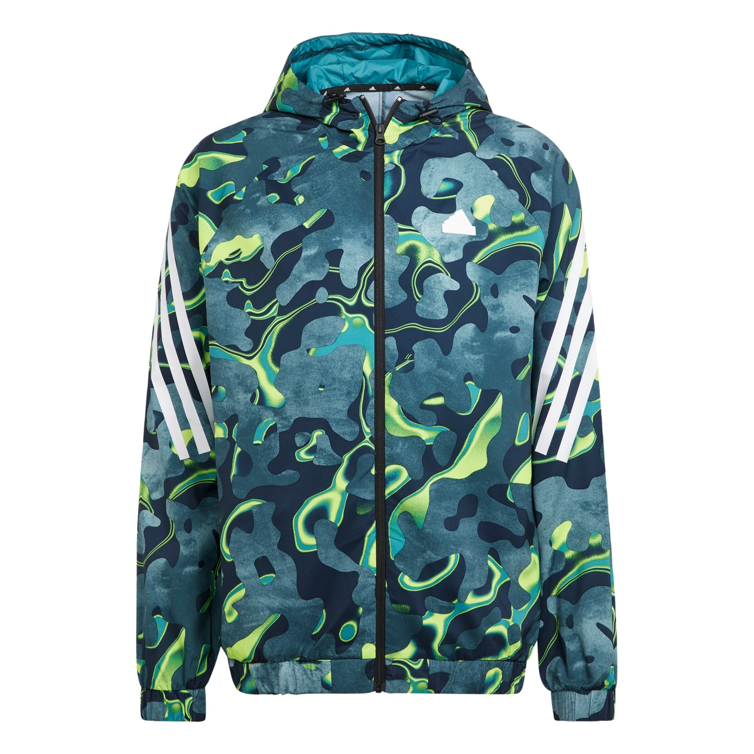 Adidas blue camo jacket sale