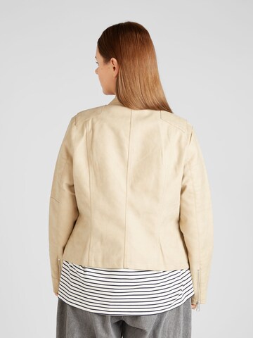 ONLY Carmakoma Between-Season Jacket 'AVANA' in Beige