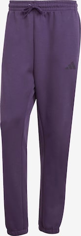 ADIDAS SPORTSWEAR Tapered Παντελόνι φόρμας 'FI' σε λιλά: μπροστά