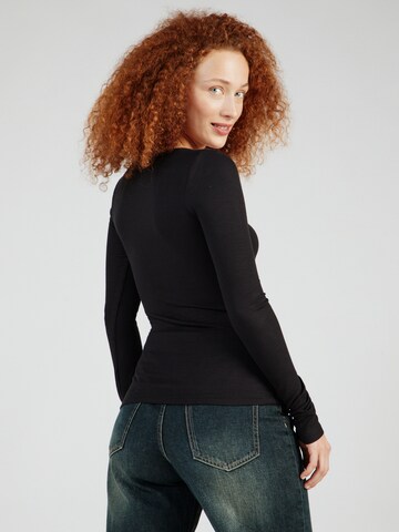 Lindex Shirt 'Nelli' in Schwarz