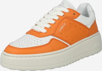 Sneaker bassa di Copenhagen in arancione: frontale