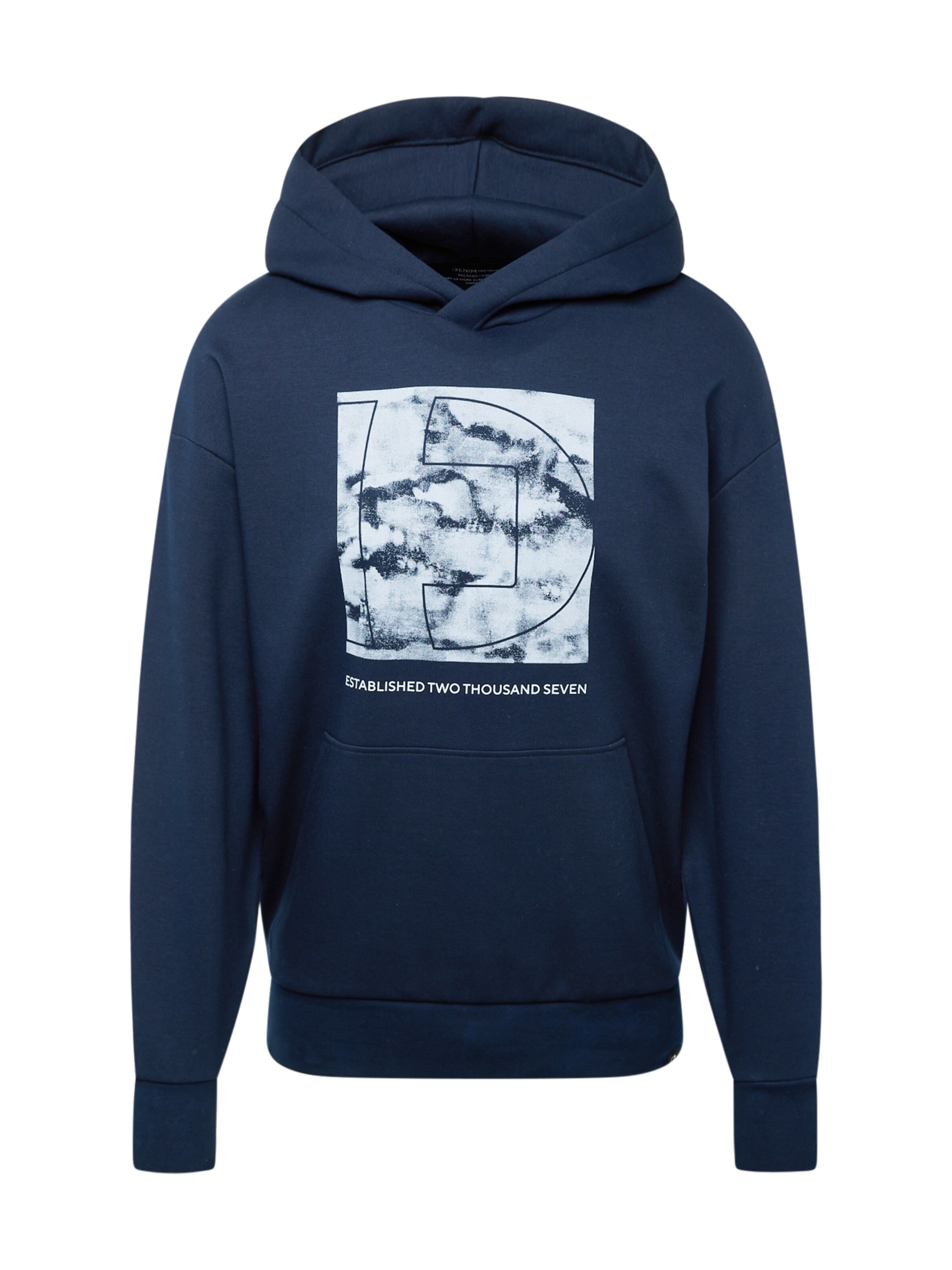 TOM TAILOR DENIM Sweatshirt in Blau: Vorderseite