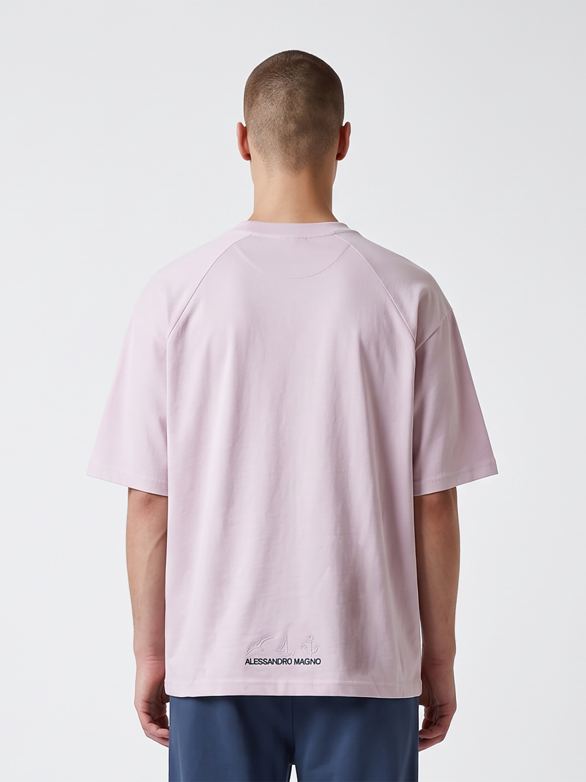 Alessandro Magno Shirt 'CHAPTER 8' in Pink