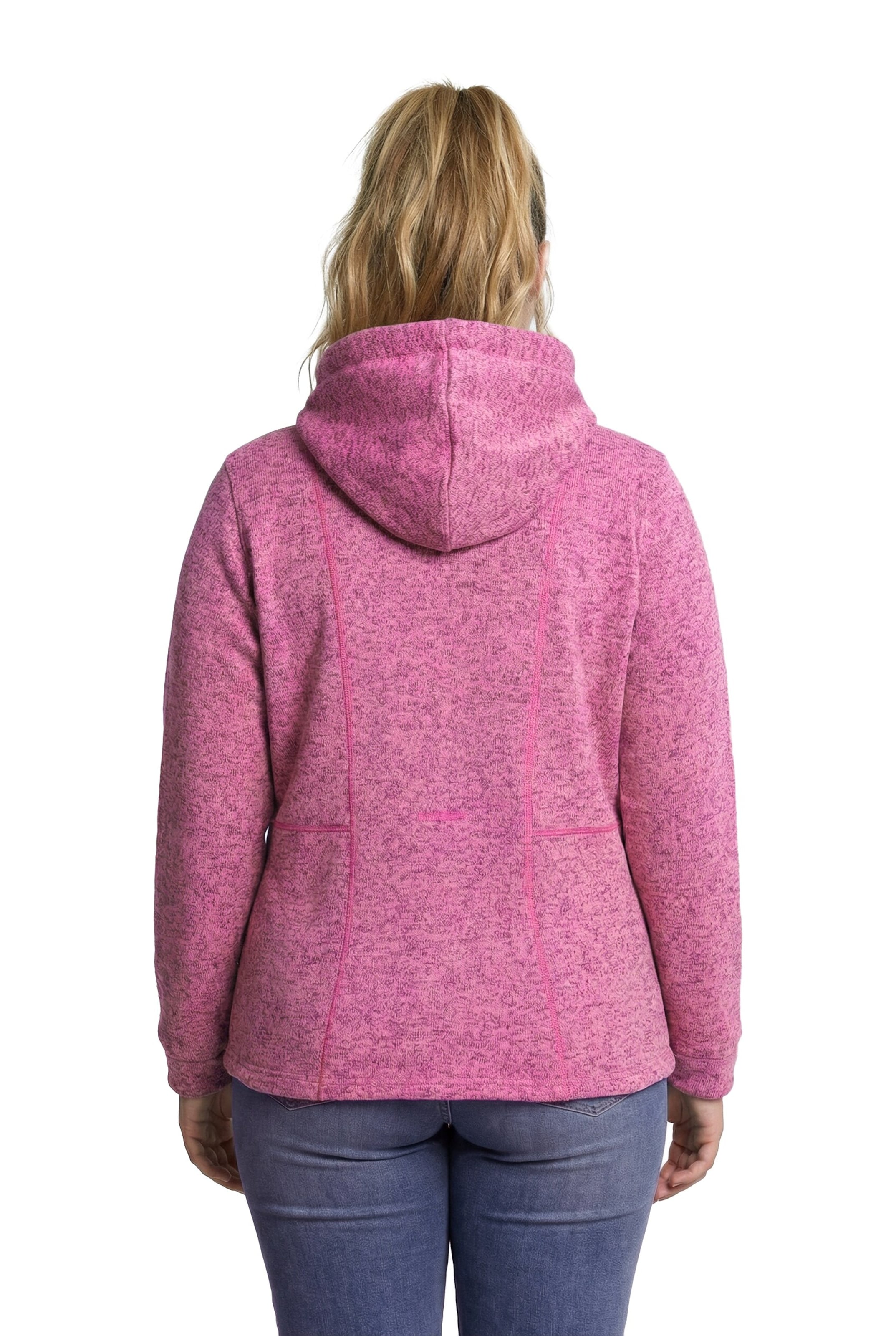 Ulla Popken Sweatjacke in Pink