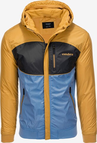 Ombre Between-Season Jacket 'C447' in Yellow: front