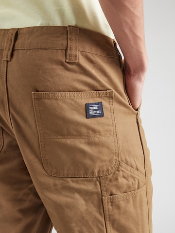 Vintage Industries Normální Kalhoty 'Dayton' – hnědá