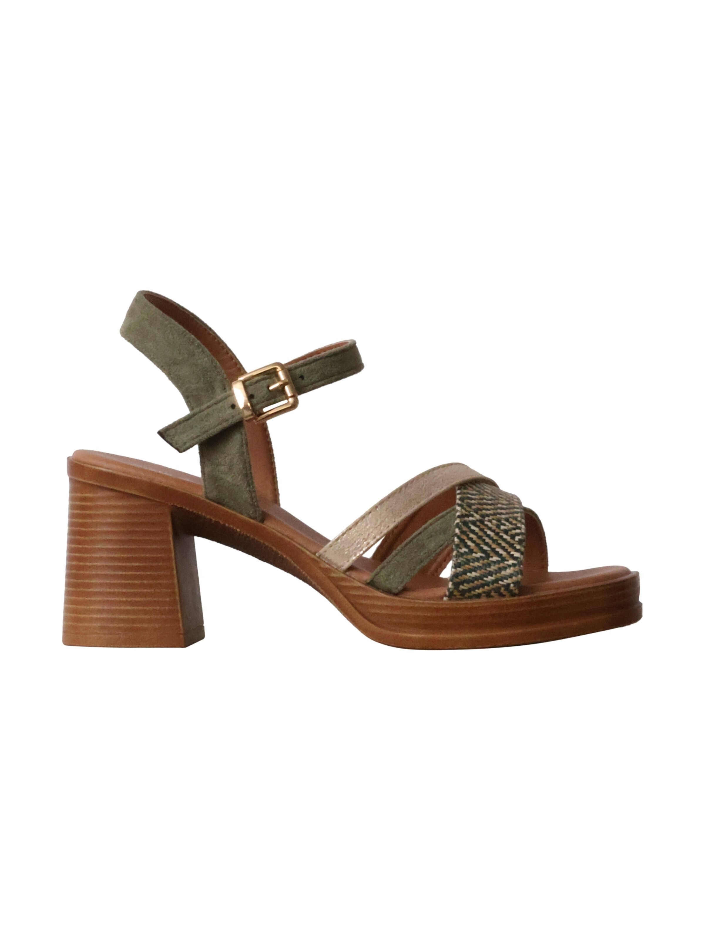 Sixth Sense - Sandalias 'Sandalen mit Absatz' en verde