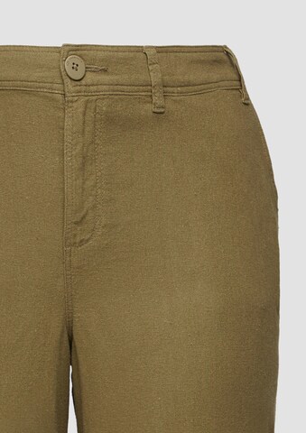 QS Loosefit Broek in Groen