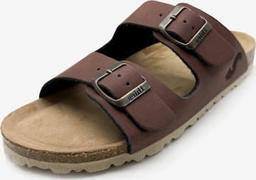 thies Pantolette 'Eco Bio Sandal' in Braun: Vorderseite