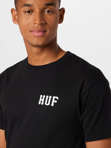 HUF Tričko – černá