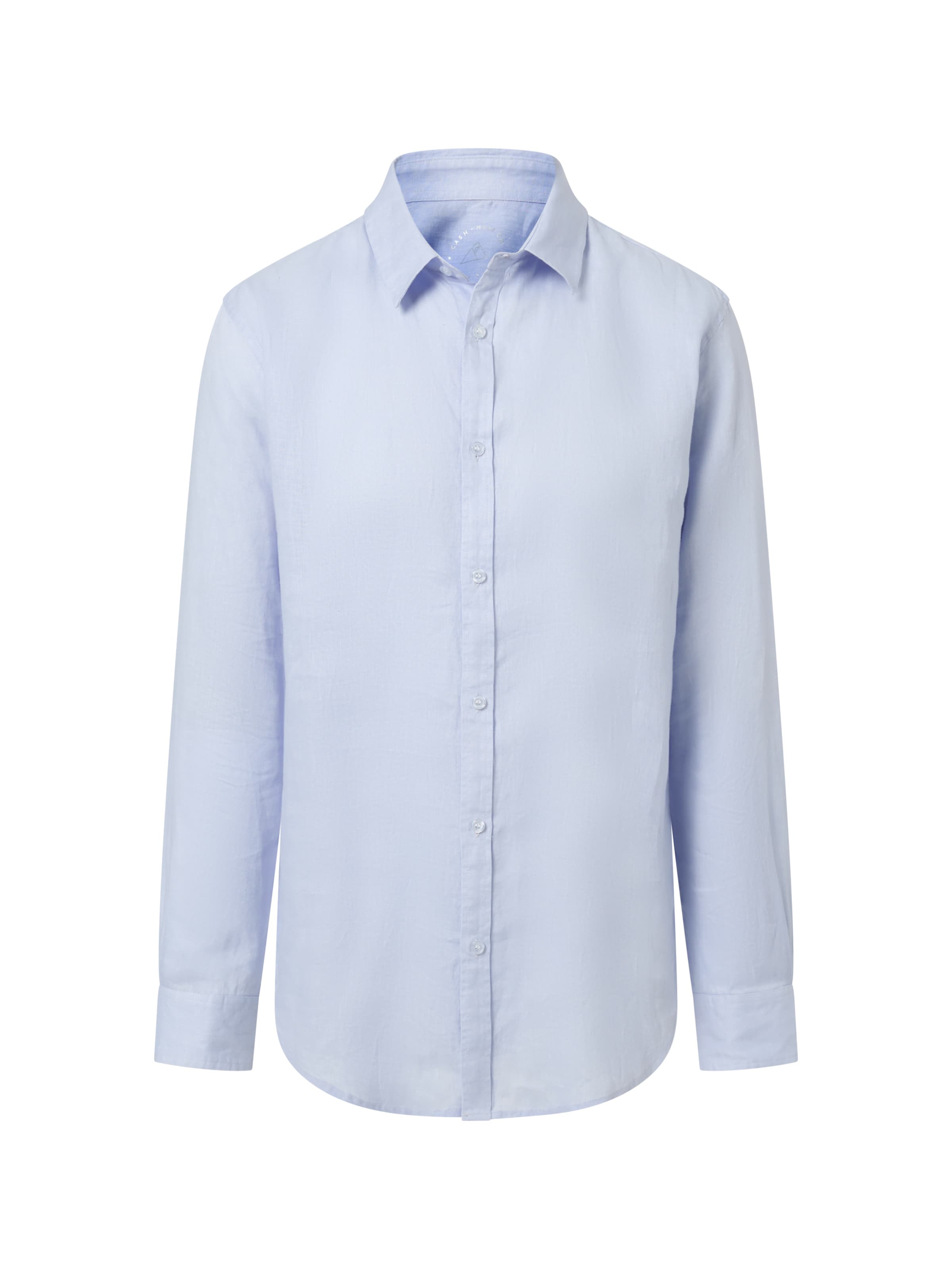 CASH-MERE.CH Comfort fit Overhemd in Blauw: voorkant