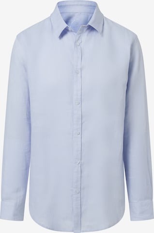 CASH-MERE.CH Comfort fit Overhemd in Blauw: voorkant