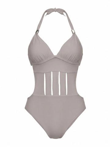 Marko Push-up Plavky 'Anina M-680 (5)' – šedá: přední strana
