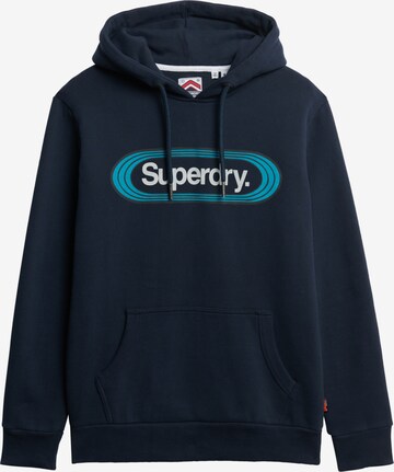 Sweat-shirt 'Vintage Trade Tab' Superdry en bleu : devant