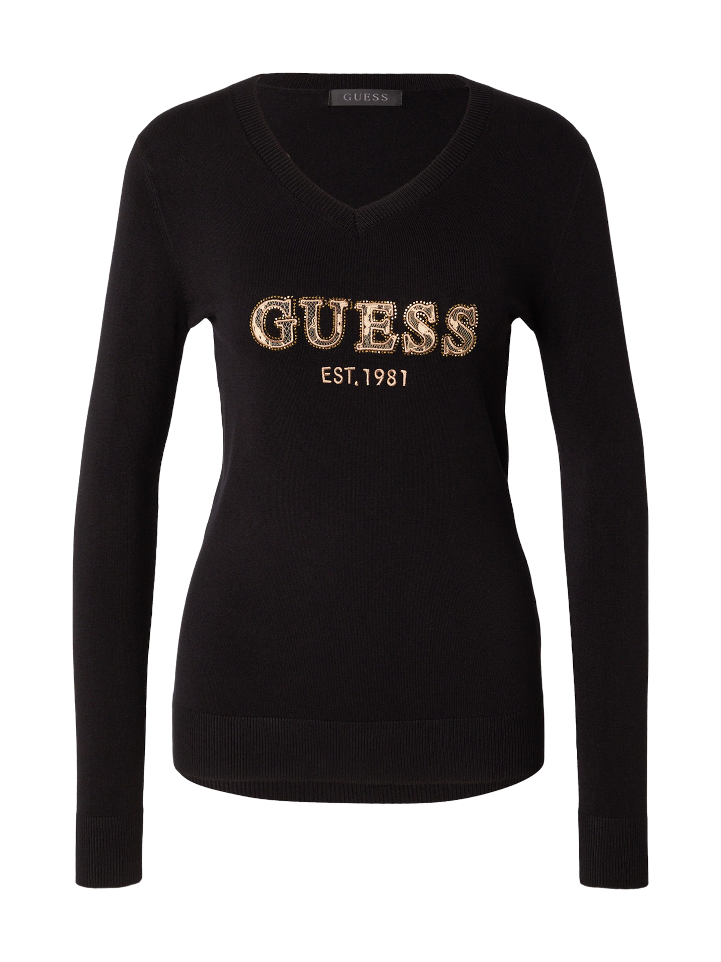 Pull-over 'HANNAH' GUESS en noir : devant